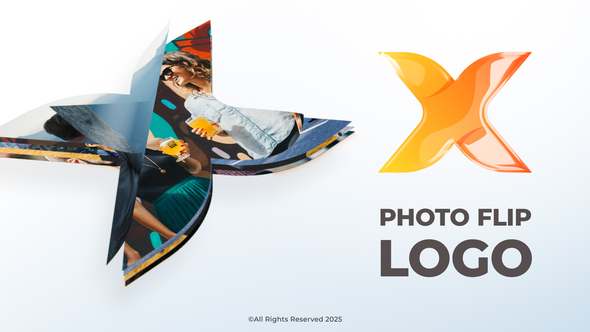 Photo Flip Logo Logo Stings template preview