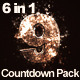 3D Countdown Pack (6 in 1) - VideoHive Item for Sale