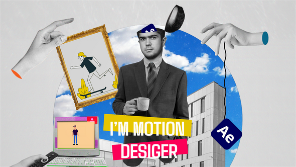 Collage Portfolio Promo Openers template preview