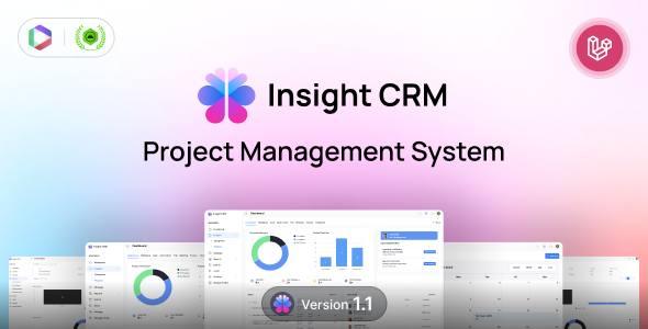 Insight Crm – Laravel Project Management System