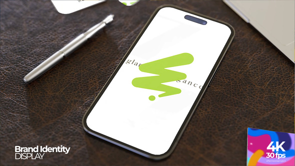 Brand Identity Mockup Video Displays template preview