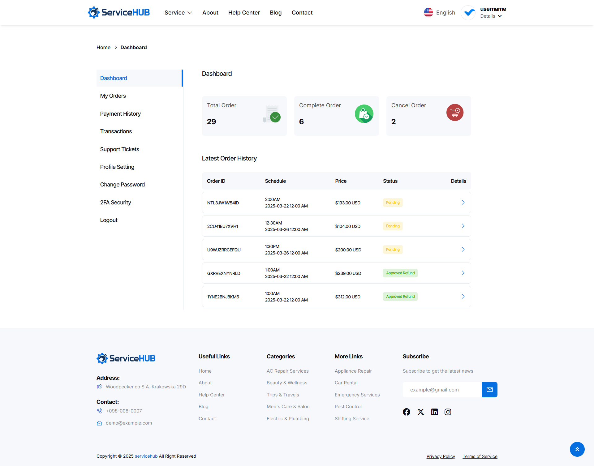 ServiceHUB - On Demand Service Provider Marketplace by ViserLab ...