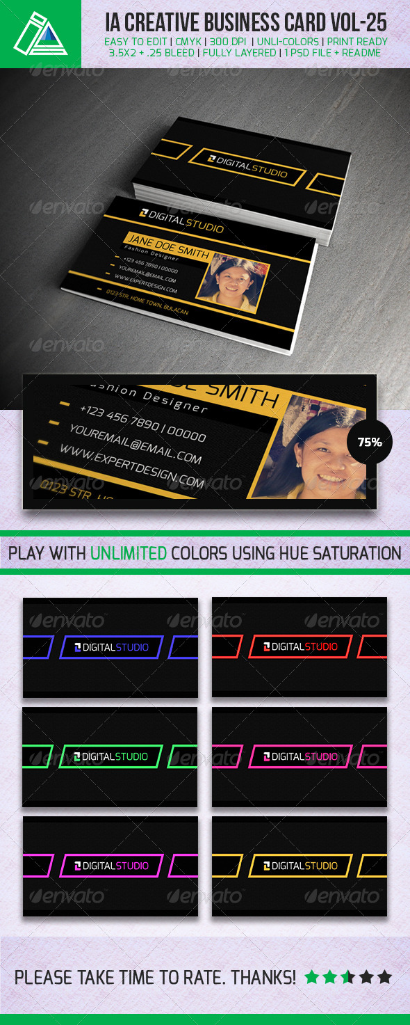 IntenseArtisan BUSINESS CARD VOL.25 - Creative Business Cards