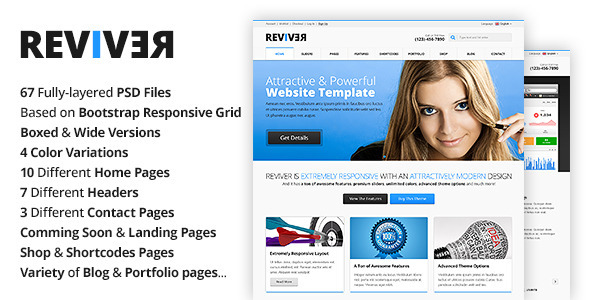 Reviver - Multi-Purpose - ThemeForest 5334685