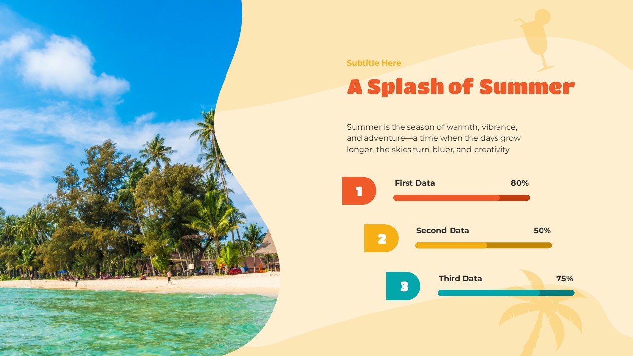 Summer PowerPoint Template, Presentation Templates | GraphicRiver