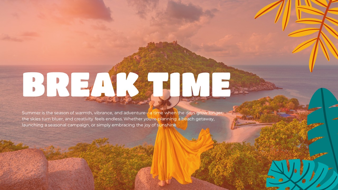 Summer PowerPoint Template, Presentation Templates | GraphicRiver