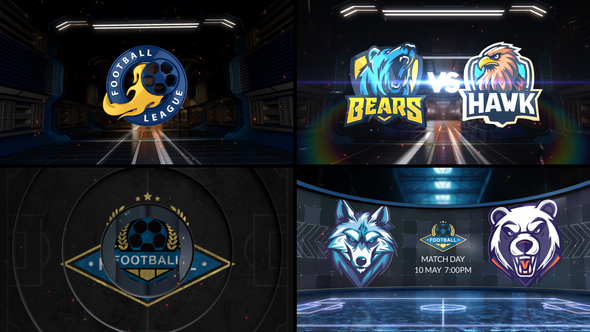 Soccer VS 4 Logo Stings template preview