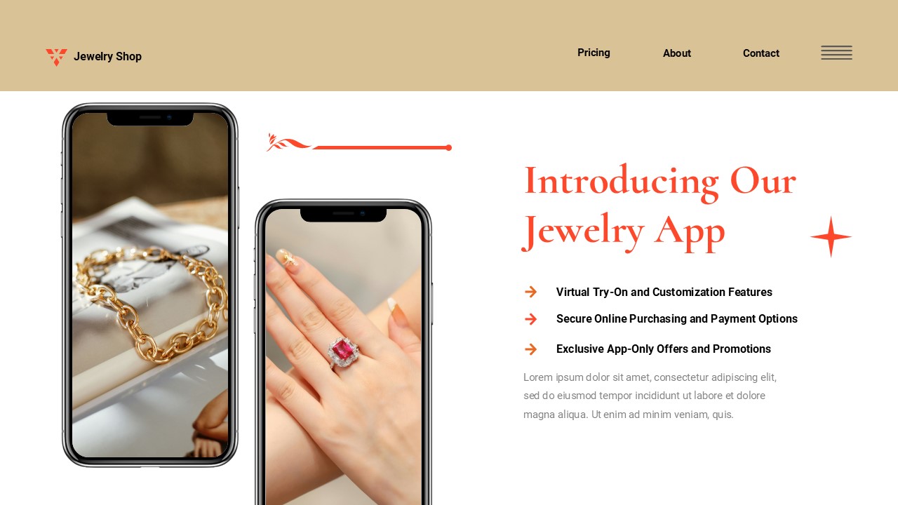 Jewellery Shop Presentation, Presentation Templates | GraphicRiver