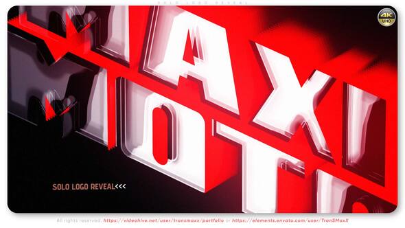 Solo Logo Reveal Logo Stings template preview