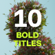 Bold Minimalistic Titles - VideoHive Item for Sale