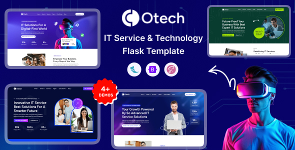 oTech – IT Solutions & Technology Startup Flask Template