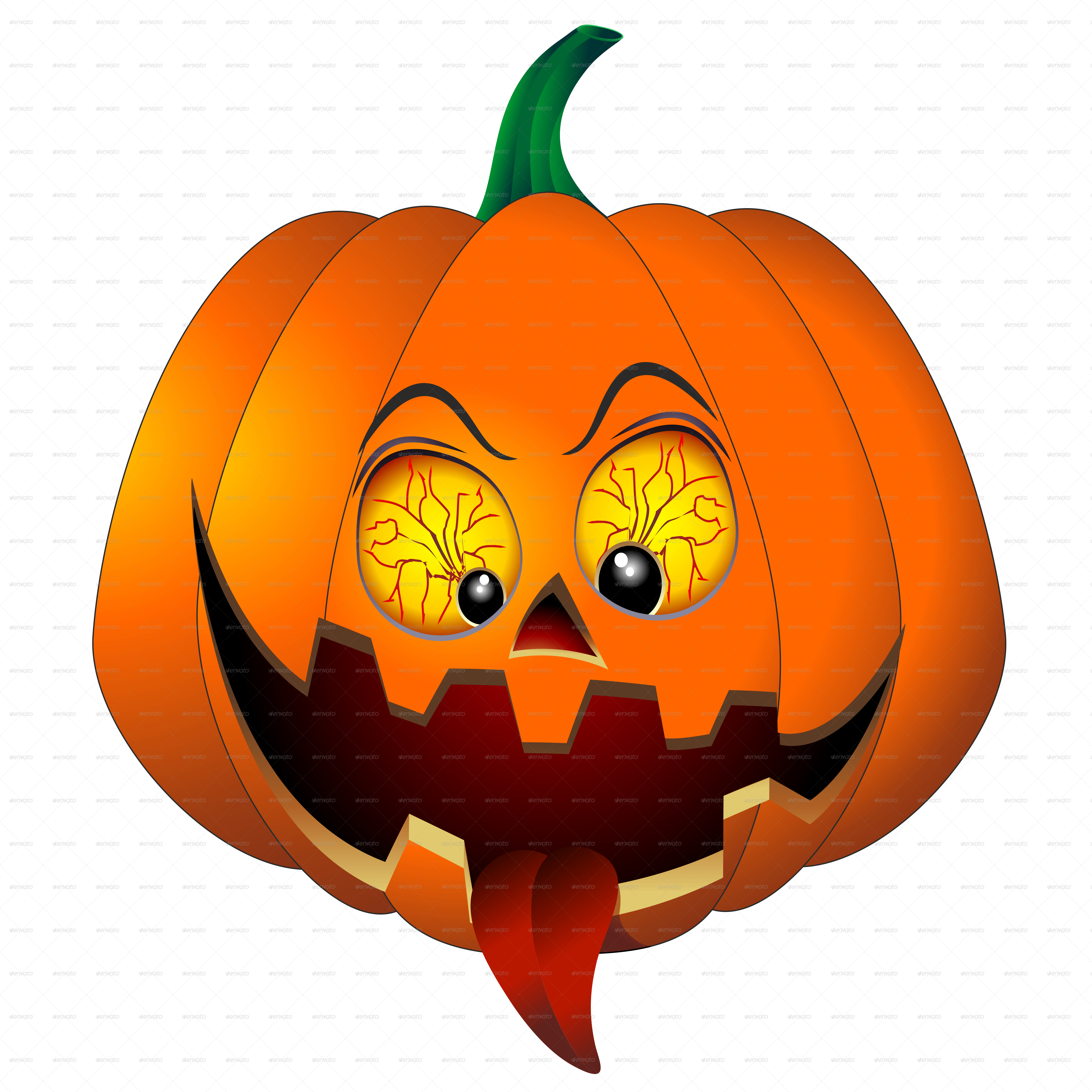 Scary Animated Halloween Pumpkins