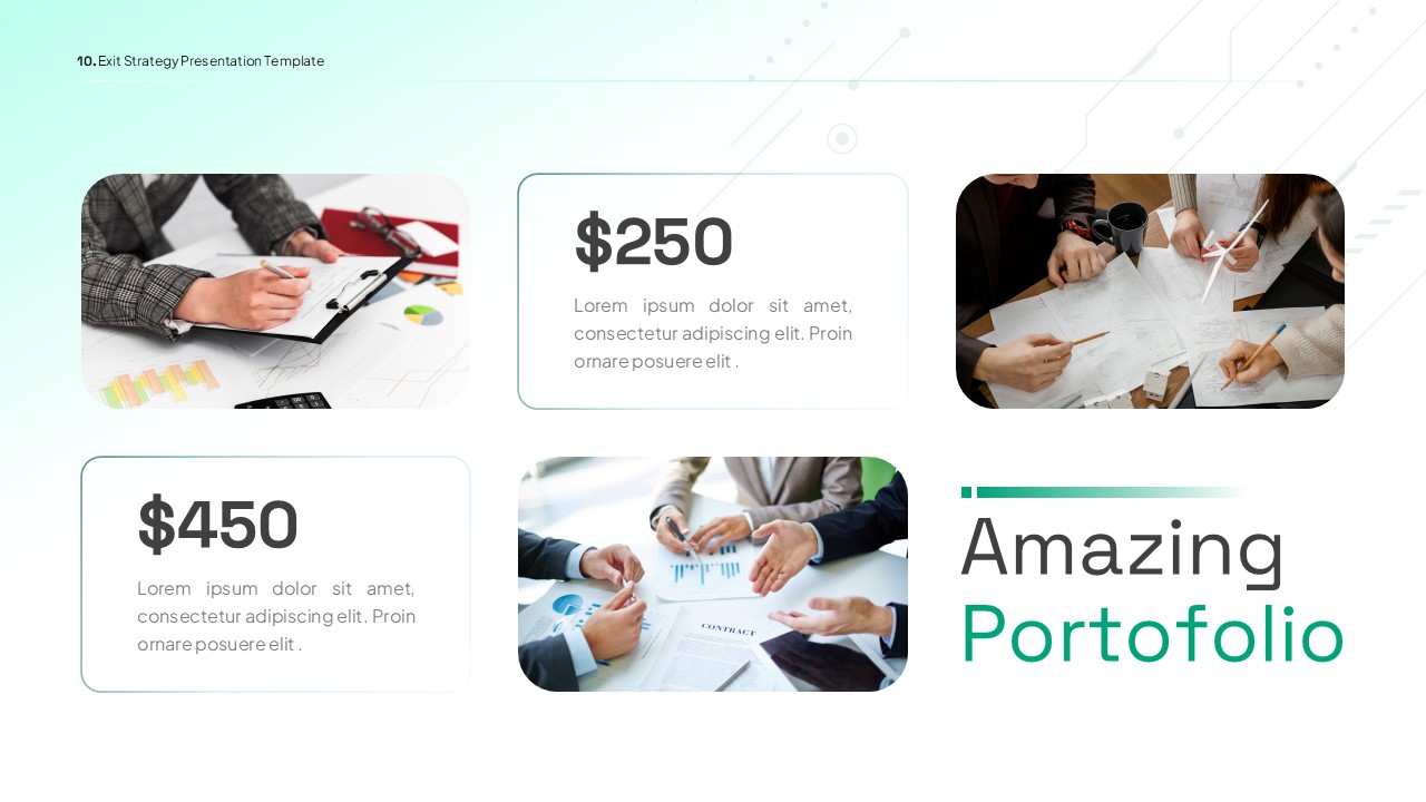 Exit Strategy Business, Presentation Templates | GraphicRiver