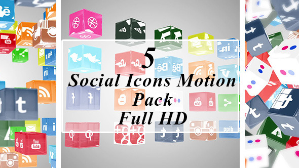 Social Icons Motion Pack