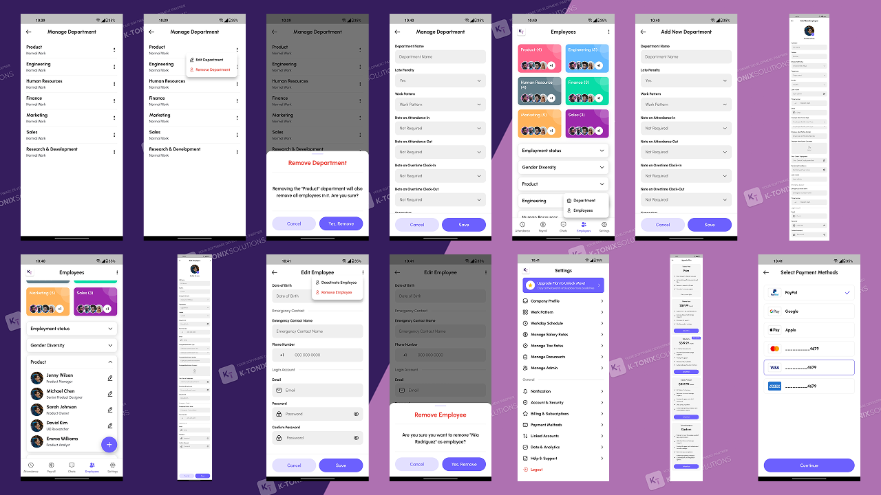 Talento | HR Management Premium Flutter UI Kit by KTonixSolutions ...