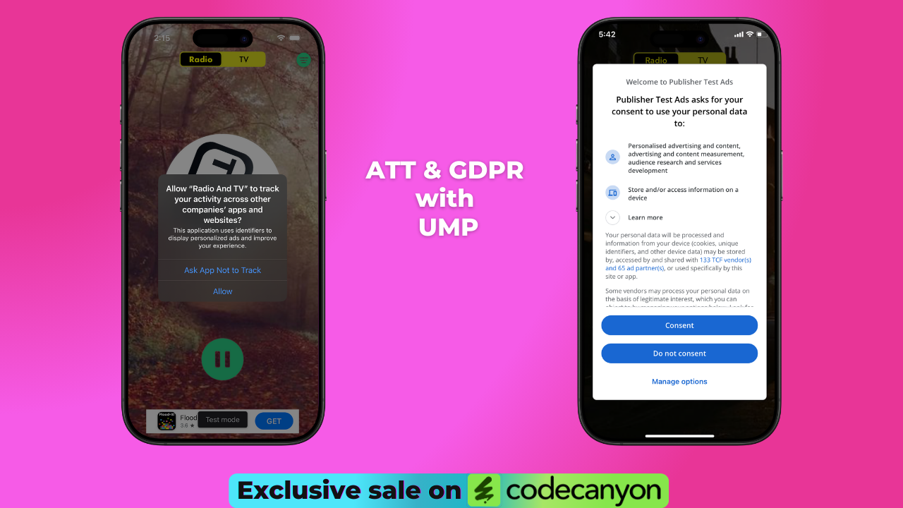 Radio & TV SwiftUI APP, Radio iOS and TV iOS 18, Live TV, iOS App Template (Single Station) - 9