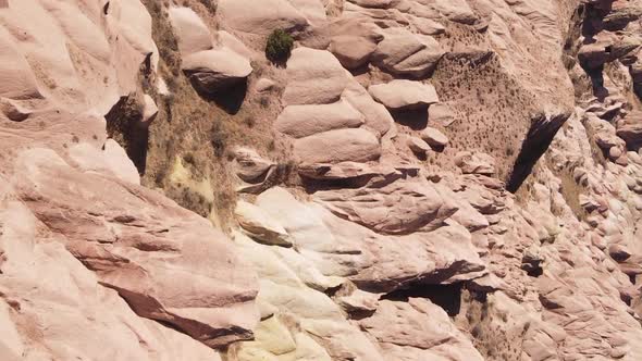 Vertical Video Cappadocia Landscape Aerial View alt