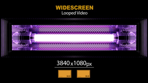 Widescreen Incandescent Neon Light Bulb 10