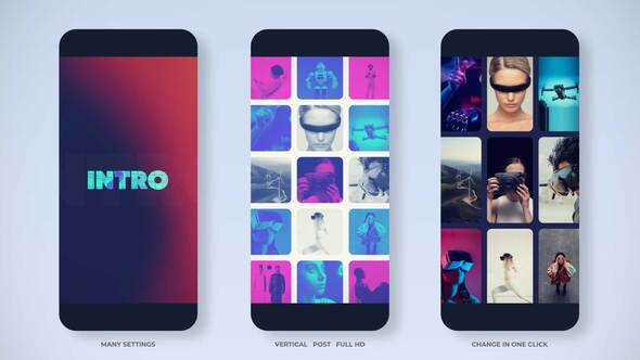 Short Opener Minimal Reels Openers template preview