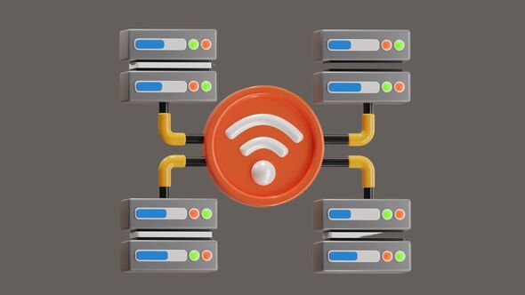 3D Animation of Massive MIMO Server Network alt