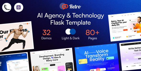 Retro – AI Agency & Technology Flask Template