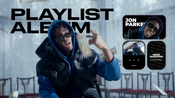 Playlist & Album Titles template preview