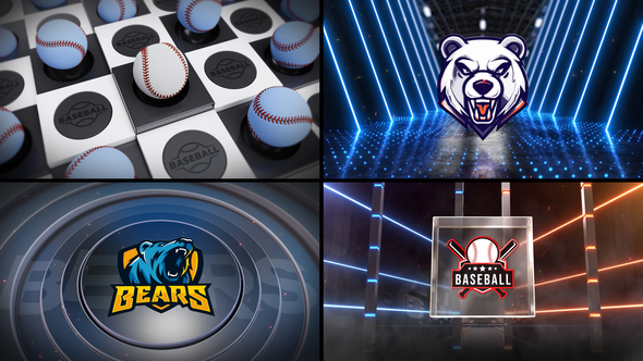 Baseball Bumper 5 (3-Bumpers) Logo Stings template preview