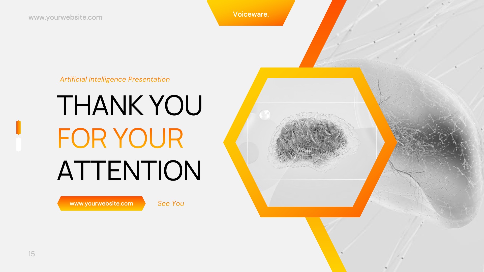 Artificial Intelligence Powerpoint Template, Presentation Templates