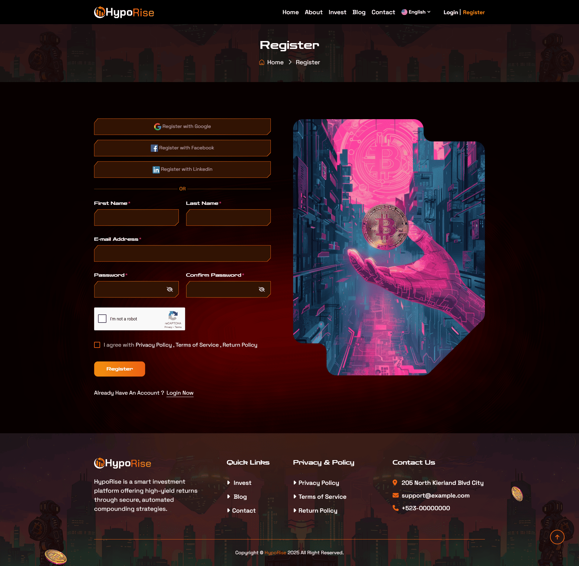 HypoRise - Compound Based HYIP Investment Platform by ViserLab | CodeCanyon