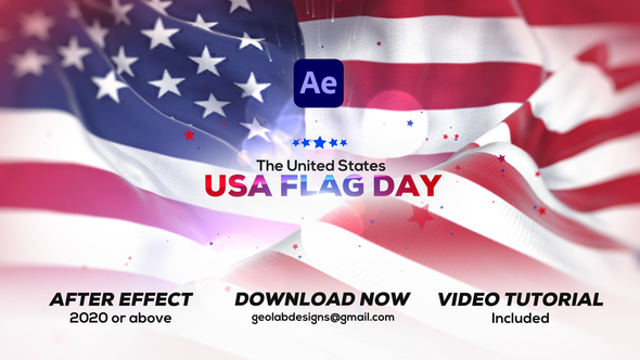 USA Flag Day  l  USA Memorial Day Openers template preview