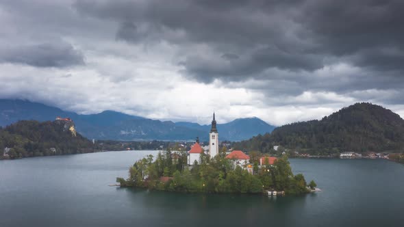 Time lapse of Lake Bled