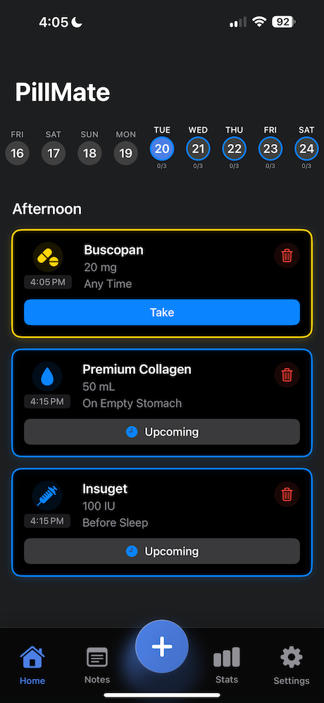 iOS 17 Swift Medicine Tracker App | Pill Reminder with Subscriptions ...