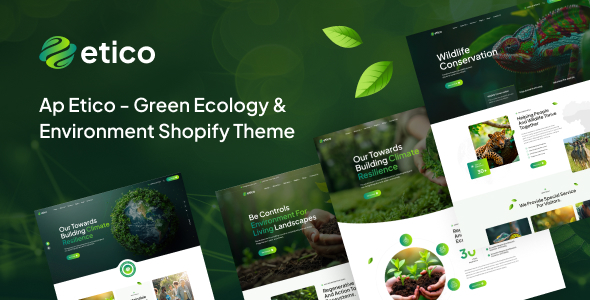 Ap Etico – Green Ecology & Environment Shopify Theme