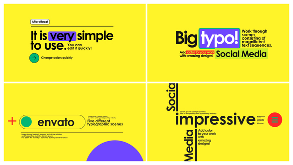 Typo Scenes Titles template preview