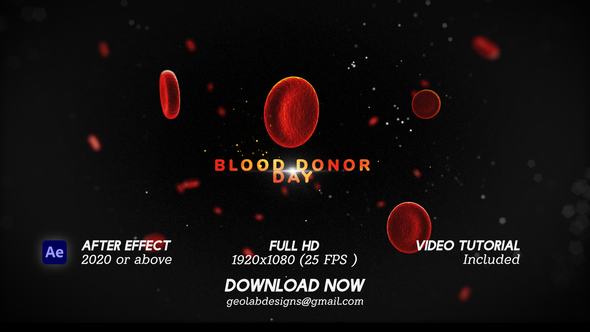 Blood Donor Day  l  Health Awareness Day Openers template preview