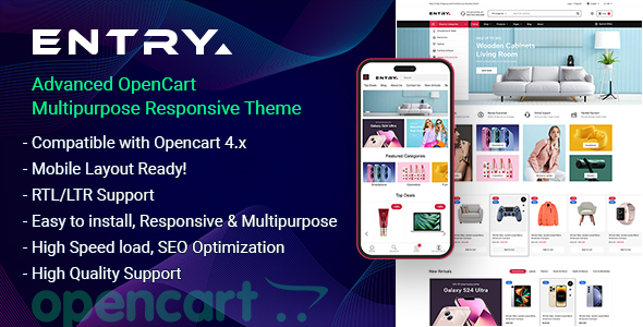 Entry – Advanced OpenCart Multipurpose Responsive Theme