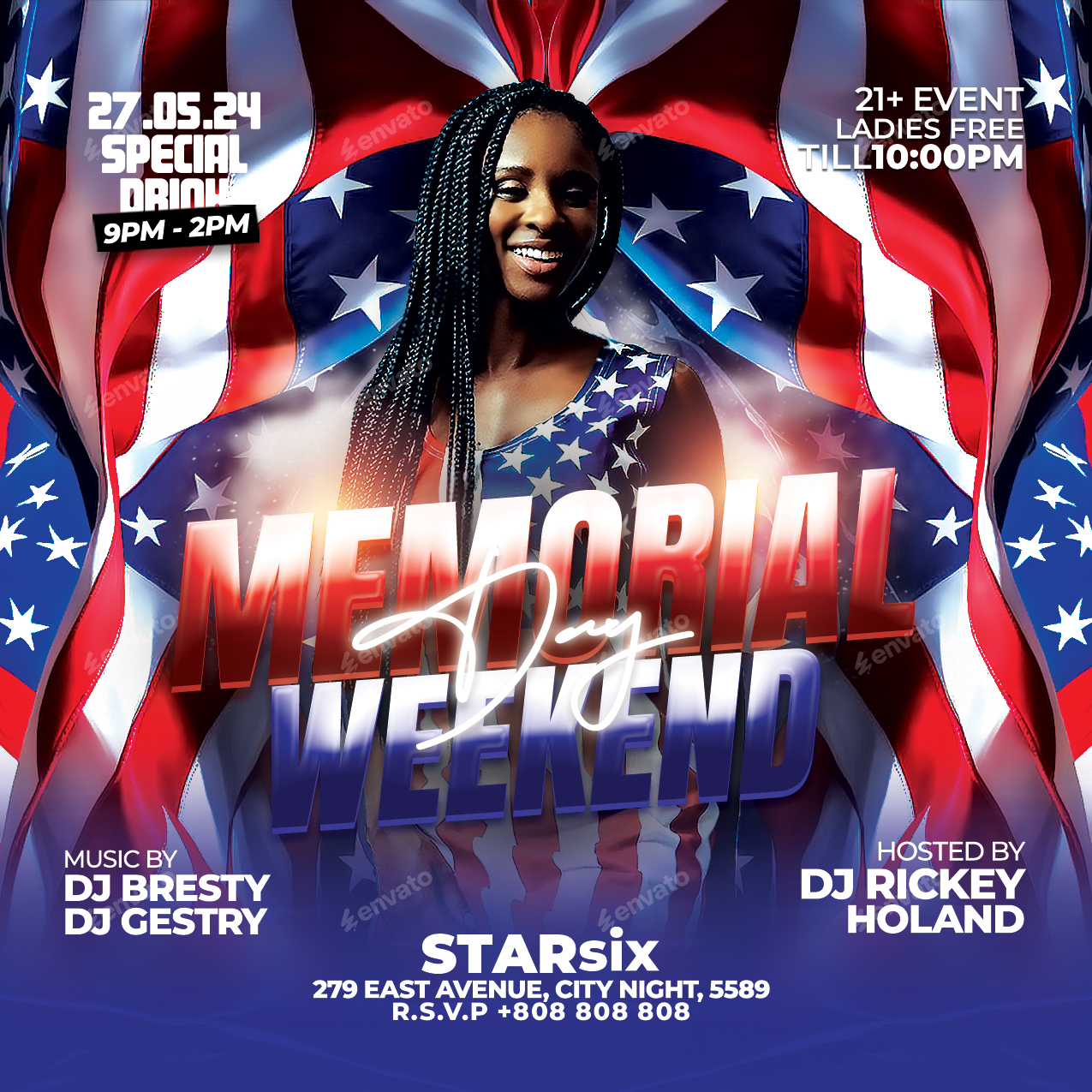 Memorial Day Flyer Bundle, Print Templates | GraphicRiver