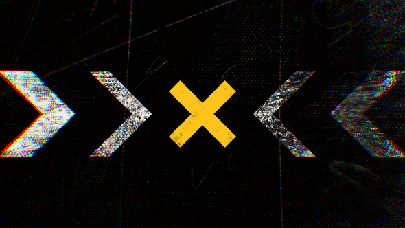 Grunge Attention Logo Logo Stings template preview