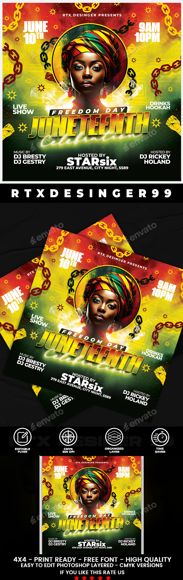 Juneteenth Celebration Flyer