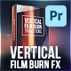 Vertical Film Burn Transitions for Premiere Pro - VideoHive Item for Sale