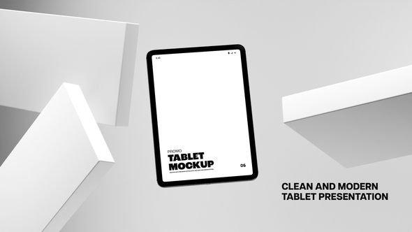 Tablet mockup Product Promo template preview