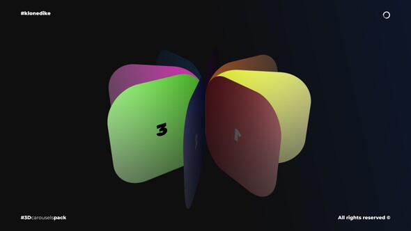 3D Carousels Video Displays template preview