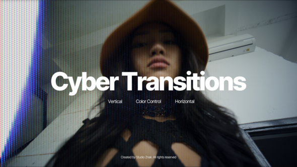 Cyber Transitions Elements template preview