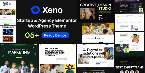 Xeno – Startup & Agency Elementor WordPress Theme