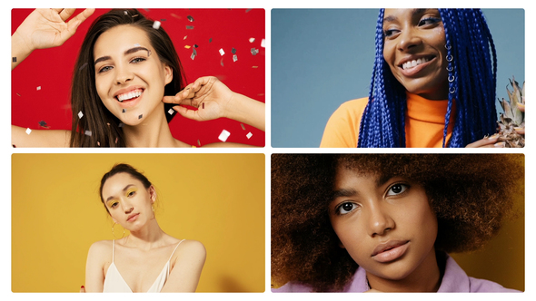 Multi Screen Slideshow Openers template preview