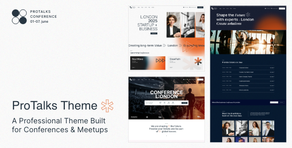 ProTalks – Business Conference WordPress Theme