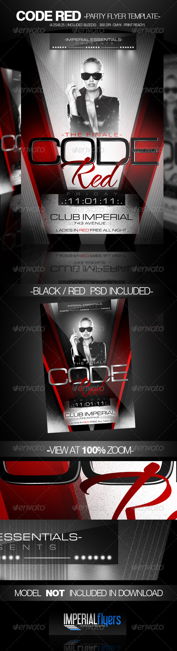 Code Red Party Flyer - Clubs & Parties Events