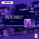 Purple Modern Pitch Deck Presentation Google Slides Template