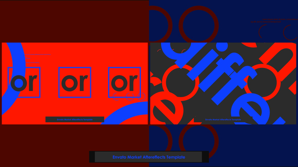 Typographic Opener Openers template preview