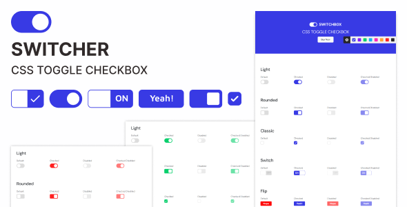 Switcher - CSS Toggle Checkbox